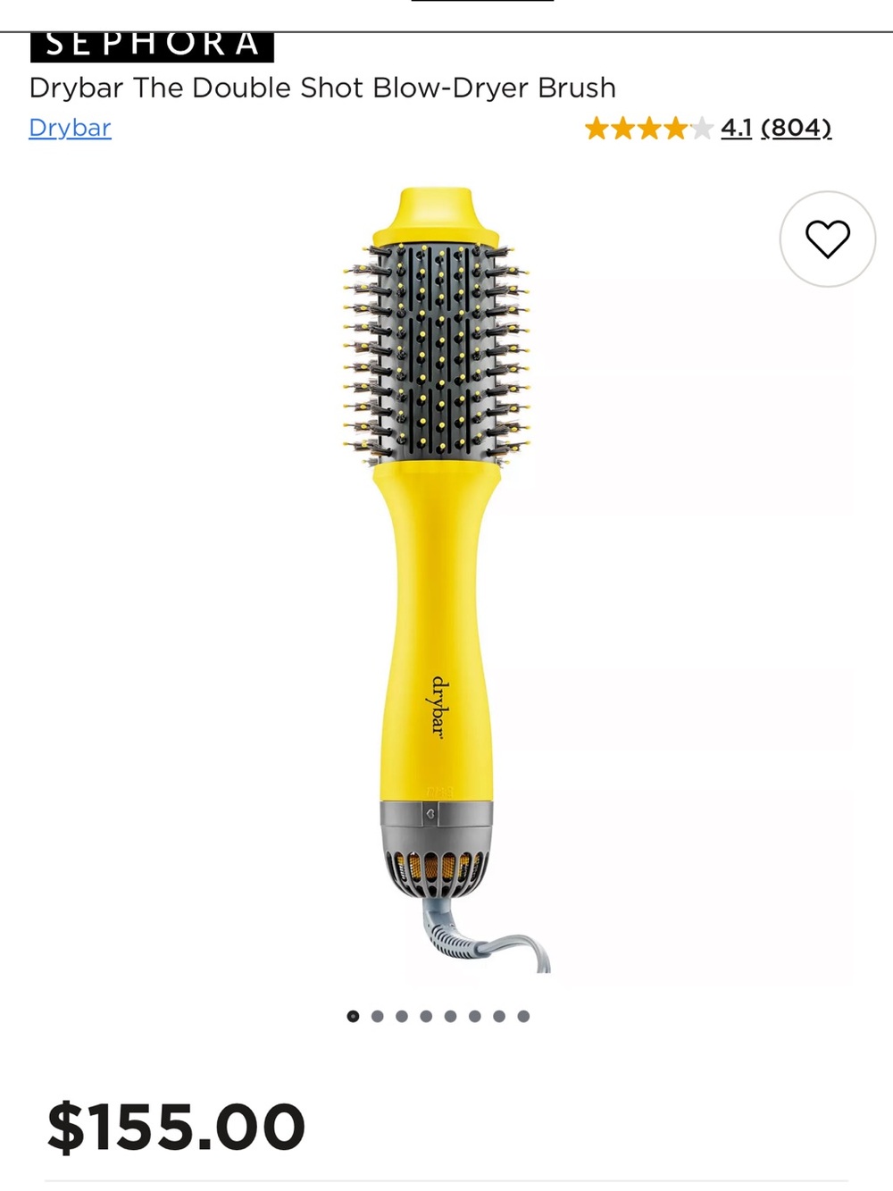 Drybar Yellow Round Blow-Dryer Brush - Picture 3 of 5